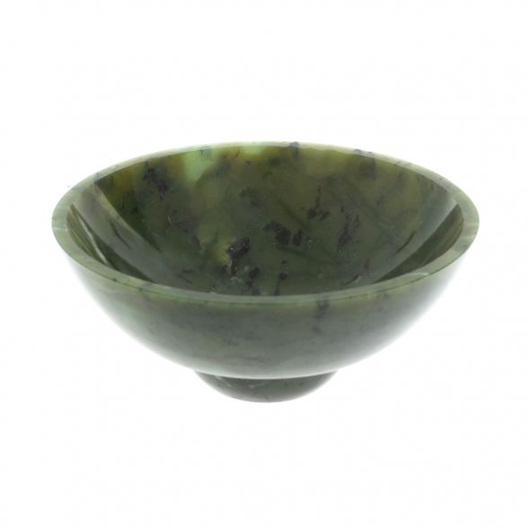 Пиала Медовница из нефрита 11,5х11,5х4,5 см 128606