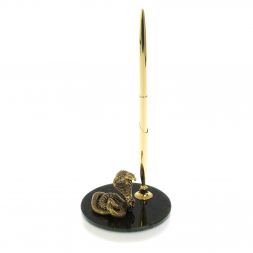 Сувенир &amp;quot;Кобра&amp;quot; с ручкой на нефрите