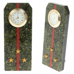 Часы подарочные &amp;quot;Погон старший лейтенант ВС&amp;quot; серпентинит