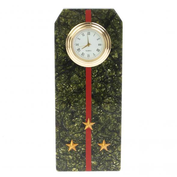 Часы подарочные &amp;quot;Погон старший лейтенант ВС&amp;quot; серпентинит 128832
