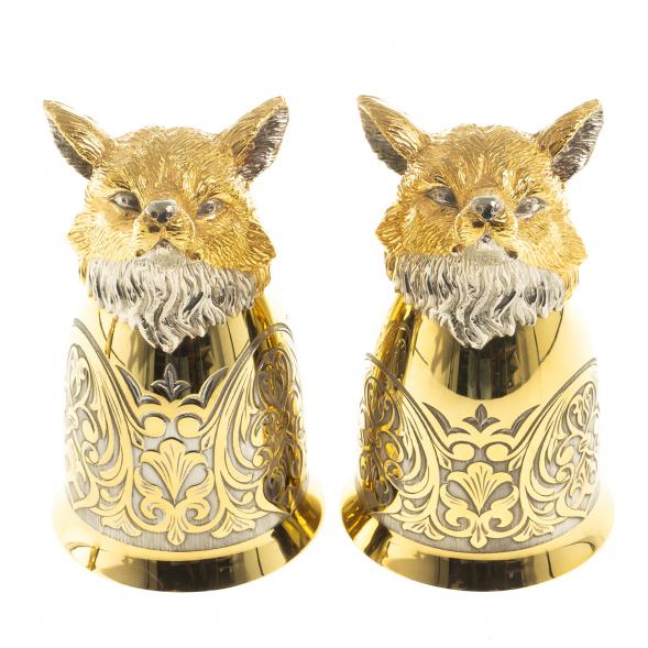 Стопки перевертыши &amp;quot;Лиса&amp;quot; 70 мл 2 шт Златоуст 123642