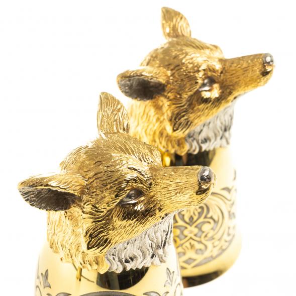 Стопки перевертыши &amp;quot;Лиса&amp;quot; 70 мл 2 шт Златоуст 123642