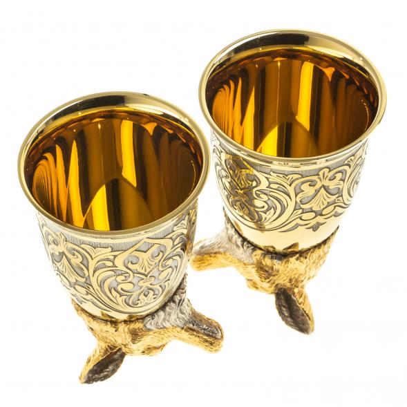 Стопки перевертыши &amp;quot;Лиса&amp;quot; 70 мл 2 шт Златоуст 123642