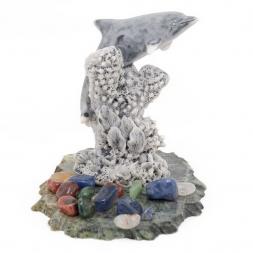 Сувенир из мрамолита "Дельфин"