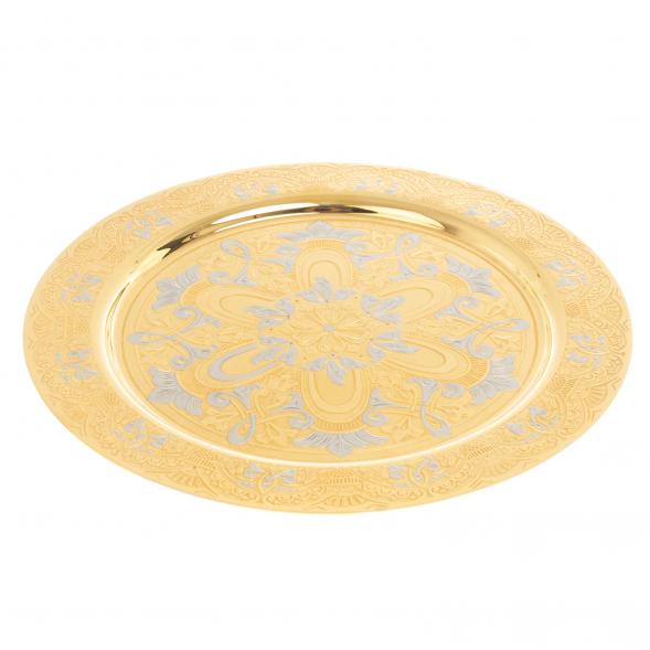 Набор бокалов на подносе &amp;quot;Праздничные&amp;quot; Златоуст 127042