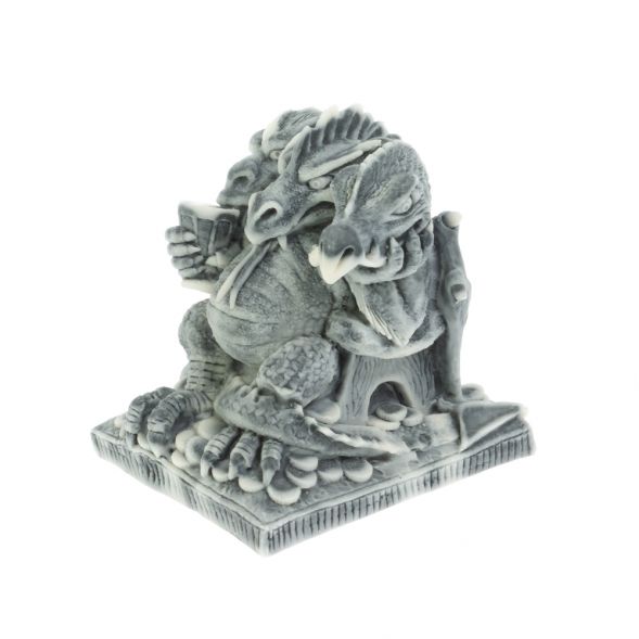 Статуэтка «Змей-Горыныч в кресле (шарж)» из мраморной крошки 128142