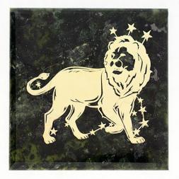 Магнит знак зодиака &amp;quot;Лев&amp;quot; змеевик