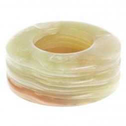 Пепельница из оникса круглая 7,3х7,3х3 см (3)
