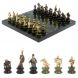 Шахматы из бронзы и змеевика &amp;quot;Европейские&amp;quot; доска 40х40 см 127916