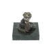 Статуэтка из бронзы и змеевика «Удав» 128538