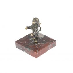 Настольная статуэтка &amp;quot;Лев на двух лапах&amp;quot; креноид бронза