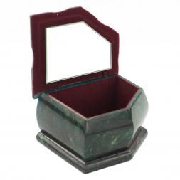 Шкатулка с расписной крышкой Осень 11х9х6,5 см