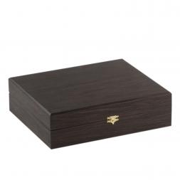 Канцелярский набор лупа и нож &amp;quot;Малахит&amp;quot; в подарочной коробке Златоуст