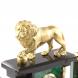 Набор на стол руководителю &amp;quot;Лев - Царь зверей&amp;quot; из камня малахит 121497