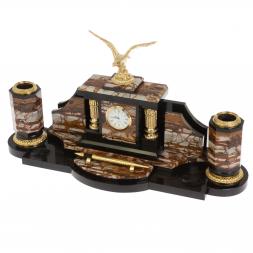 Настольный набор руководителя &amp;quot;Парящий орел&amp;quot; камень яшма