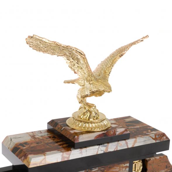 Настольный набор руководителя &amp;quot;Парящий орел&amp;quot; камень яшма 113217