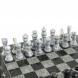 Шахматы с гравировкой &amp;quot;Турнирные&amp;quot; доска 36х36 см мрамор змеевик 123805