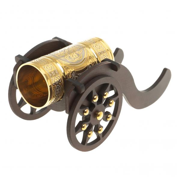 Стопка &amp;quot;Пушка&amp;quot; на подставке лафете Златоуст 123984