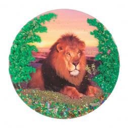 Магнит с рисунком &amp;quot;Лев&amp;quot; змеевик