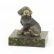 Статуэтка &amp;quot;Собачка средняя №1&amp;quot; из бронзы и змеевика 118619