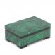 Шкатулка сувенирная из малахита 9х6х3,5 см