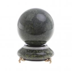 Шар &amp;quot;Антистресс&amp;quot; 10 см из темно-зеленого змеевика