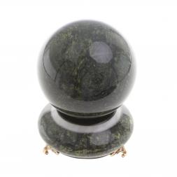 Шар &amp;quot;Антистресс&amp;quot; 10 см из темно-зеленого змеевика