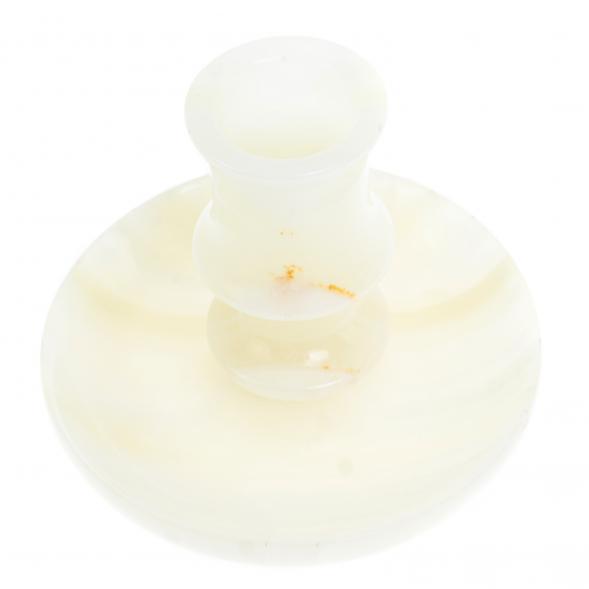 Подсвечник из оникса &amp;quot;Чаша&amp;quot; большая 10х10х8 см (4) 126434