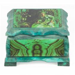 Шкатулка Хозяйка медной горы н1 13х10х7,5 см