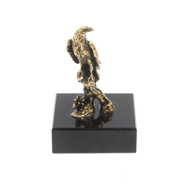 Статуэтка &amp;quot;Орел&amp;quot; из бронзы и долерита 3,5х3,5х5 см 127917