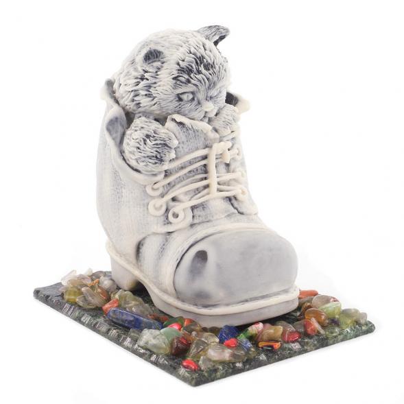 Сувенир &amp;quot;Кот в ботинке&amp;quot; из мрамолита 119817