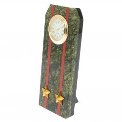 Часы подарочные &amp;quot;Погон подполковник ВС&amp;quot; серпентинит