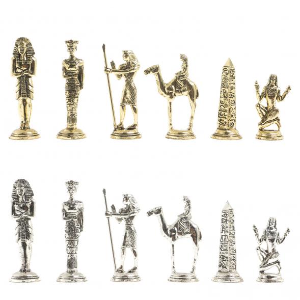 Шахматы &amp;quot;Древний Египет&amp;quot; доска 40х40 см серый мрамор 122631