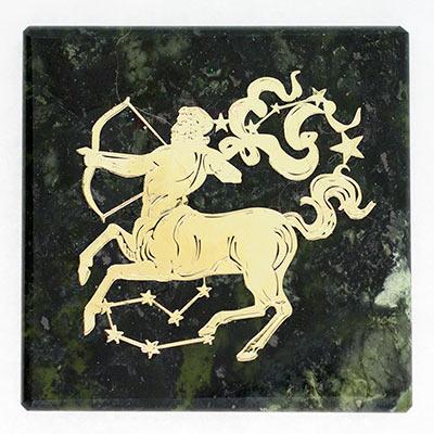 Магнит знак зодиака &amp;quot;Стрелец&amp;quot; змеевик 116033