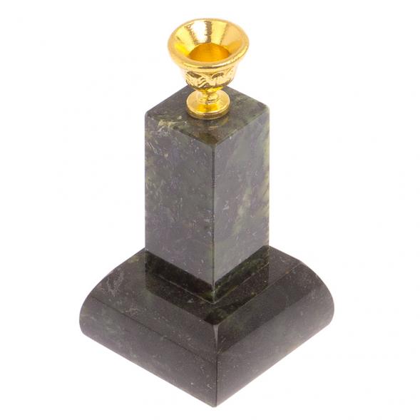 Подсвечник церковный &amp;quot;Столбик&amp;quot; нефрит 126203