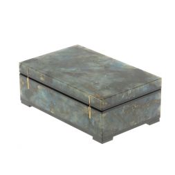 Шкатулка из лабрадорита 12х7,5х4,5 см