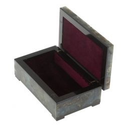 Шкатулка из лабрадорита 12х7,5х4,5 см