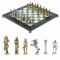 Шахматы подарочные &amp;quot;Галлы и Римляне&amp;quot; 36х36 см из мрамора и змеевика
