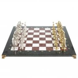 Шахматы "Древний Египет" доска 40х40 см мрамор лемезит