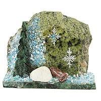 Сувенир "Зимняя сказка" змеевик