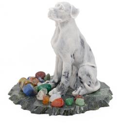 Сувенир из мрамолита "Дог"