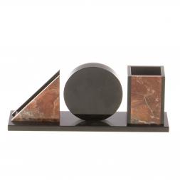 Письменный мини-набор &amp;quot;Геометрия&amp;quot; камень креноид