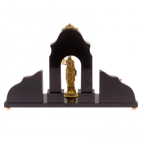 Настольные набор &amp;quot;Фемида - богиня правосудия&amp;quot; камень родонит 117488