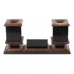 Офисный набор с подставкой для телефона из лемезита