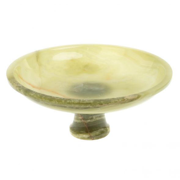 Фруковница из оникса 25,5х25,5х10 см 128837