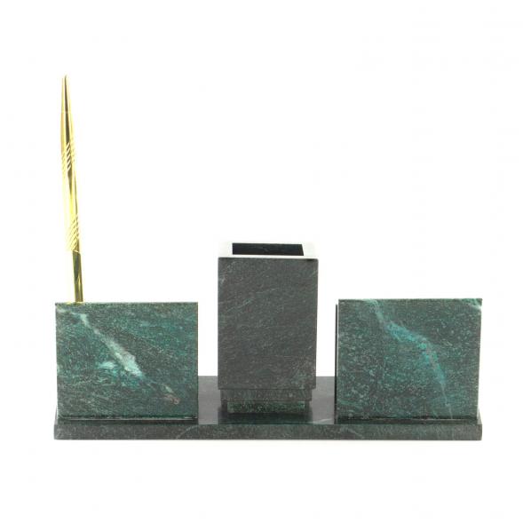 Письменный прибор &amp;quot;Россия&amp;quot; из змеевика 113455