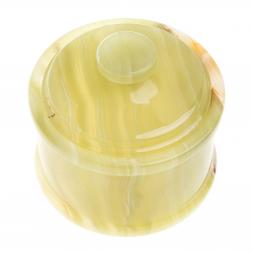 Сахарница из камня оникс 10х10х9 см 250 мл (4х4)