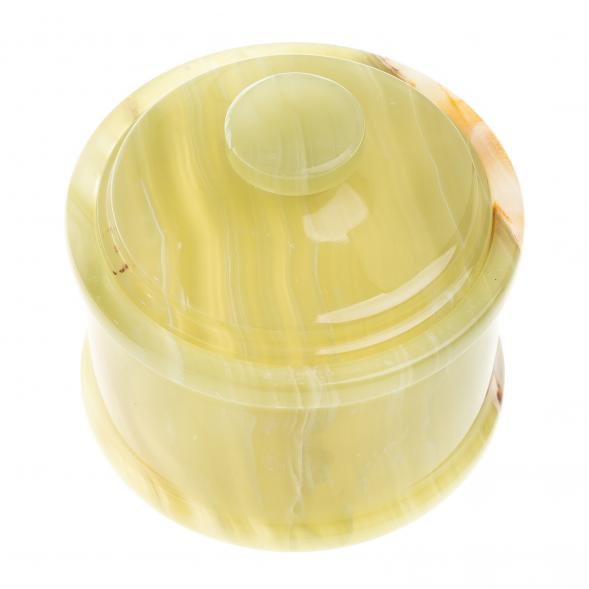 Сахарница из камня оникс 10х10х9 см 250 мл (4х4) 123904