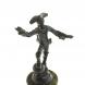 Статуэтка из бронзы &amp;quot;Мюнхаузен&amp;quot; на подставке из змеевика 124173