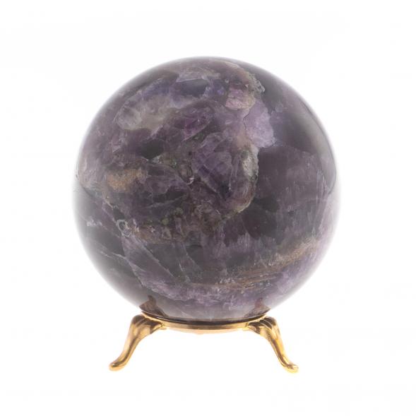 Шар из фиолетового флюорита 8,5 см 124324